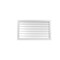 Ekena Millwork Vertical Surface Mount PVC Gable Vent w/ 2"W x 2"H , Brickmould Sill Frame, 40"W x 24"H GVPVE40X2403SN - alternate 1